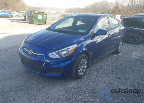 2016 Hyundai Accent Se z USA, uszkodzony, nr VIN KMHCT4AE1GU016177